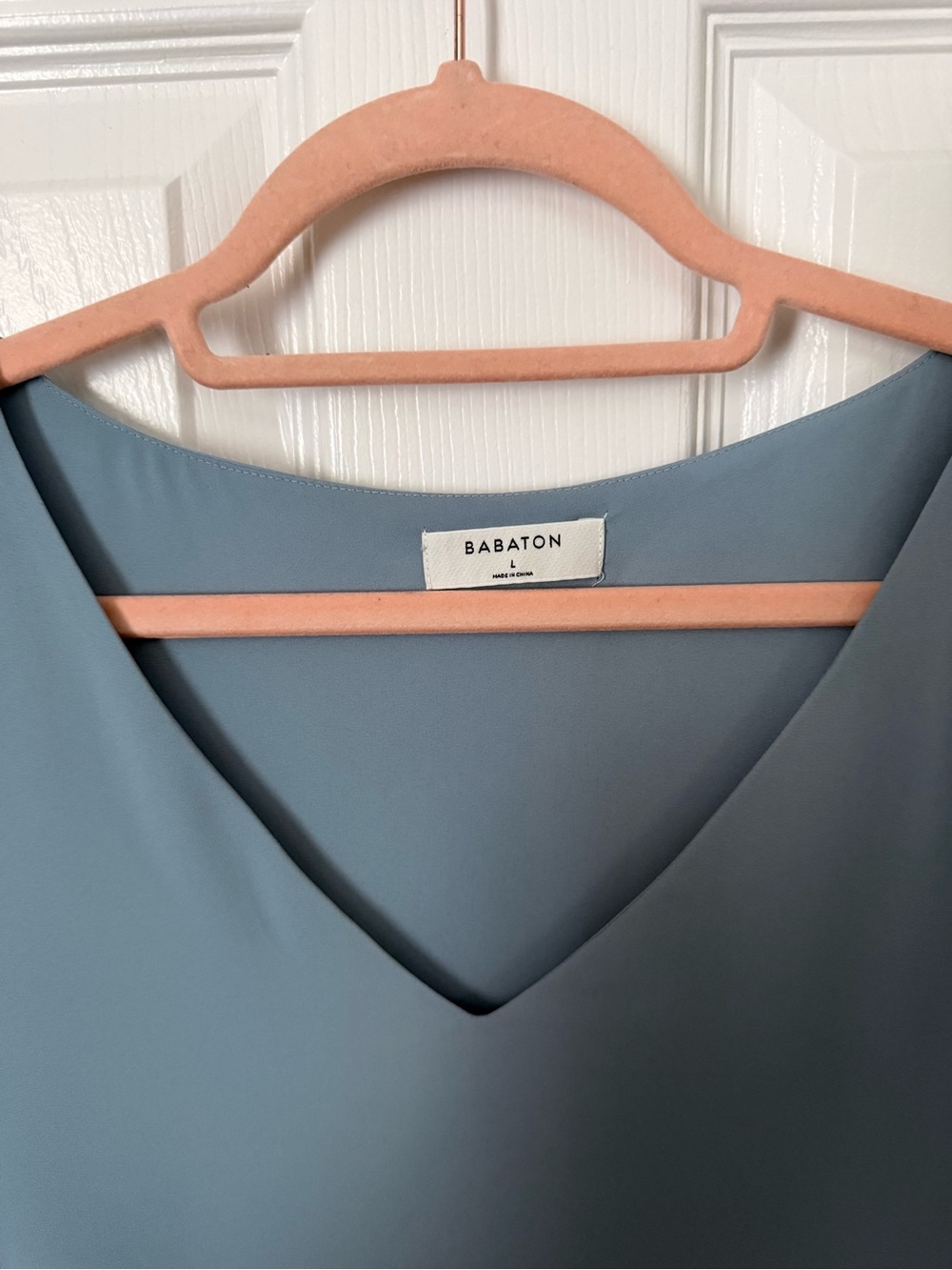 Aritzia | Randy Blouse in a dusty blue shade | Size Large - Picture 3 of 5